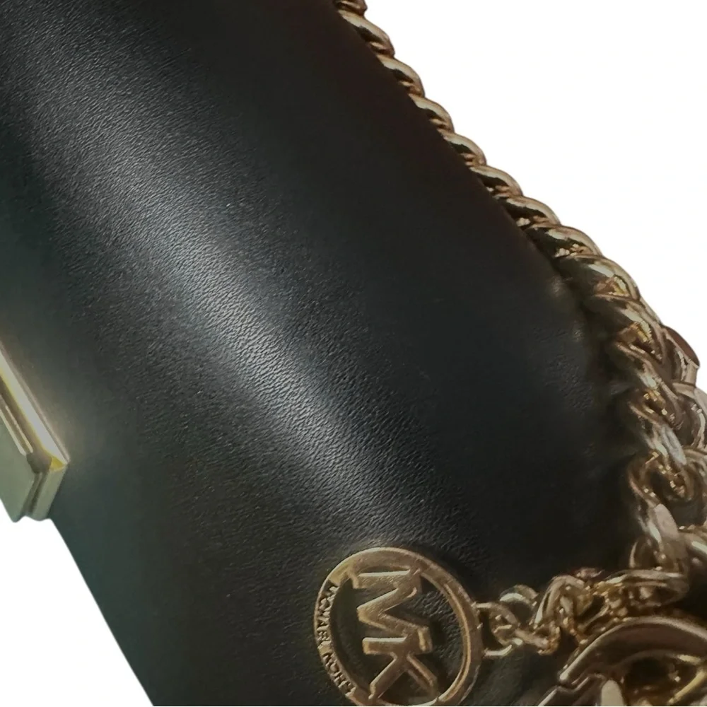 Michael Kors “Lita” Medium Leather Crossbody Bag